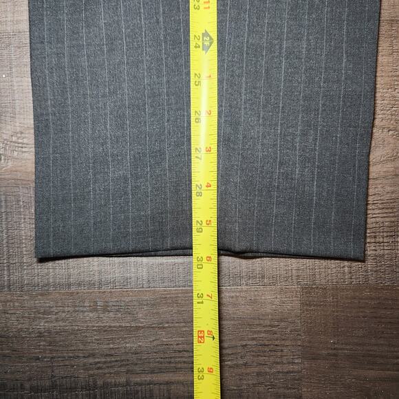 BROOKS BROTHERS Men’s 3-Piece Suit Jacket Vest Pants 42R Grey Wool Striped USA - Picture 16 of 16